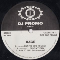 Rage - Rage - Run To You - Pulse-8 Records