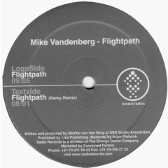 Mike Vandenberg - Mike Vandenberg - Flightpath - Sadie