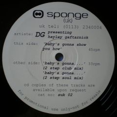 Dg Pres. Hayley Gaftarnick - Dg Pres. Hayley Gaftarnick - Baby's Gonna Show You How - Sponge Records 