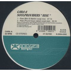 Soul Providers - Soul Providers - Rise - House Tempo