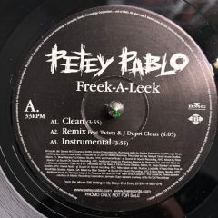 Petey Pablo - Petey Pablo - Freek A Leek - Jive