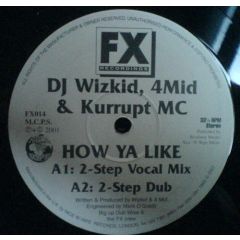 DJ Wizkid, 4Mid & Kurrupt MC - DJ Wizkid, 4Mid & Kurrupt MC - How Ya Like - Fx Records