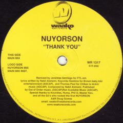 Nuyorson - Nuyorson - Thank You - Waako Records