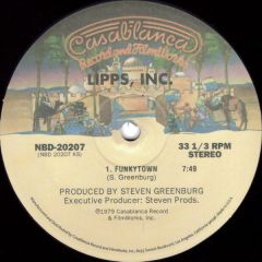 Lipps Inc / Irene Cara - Lipps Inc / Irene Cara - Funkytown / Flashdance (What A Feeling) - Casablanca Re-Press