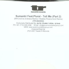 Sumantri Feat. Plural - Sumantri Feat. Plural - Tell Me (Part 2) - Tweek'D Records