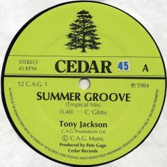 Tony Jackson - Tony Jackson - Summer Groove - Cedar