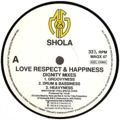 Shola - Shola - Love Respect & Happiness - M & G Records