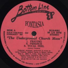 Fontasia - Fontasia - The Underground Church Mass - Bottom Line