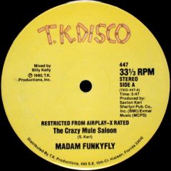 Madam Funkyfly - Madam Funkyfly - The Crazy Mule Saloon - Tk Disco