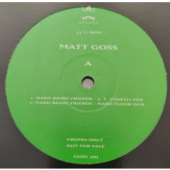 Matt Goss - Matt Goss - Hard Being Friends - Polydor