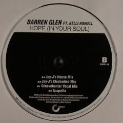 Darren Glen Ft. Kelli Howell - Darren Glen Ft. Kelli Howell - Hope (In Your Soul) - Tinted Records