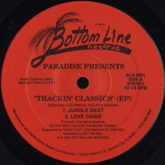 Paradise Presents - Paradise Presents - Trackin' Classics EP - Bottom Line
