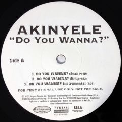 Akinyele - Akinyele - Do You Wanna? - Koch Records