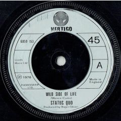 Status Quo - Status Quo - Wild Side Of Life - Vertigo