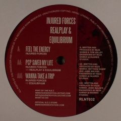 Injured Forces Realplay & Equilibrium - Injured Forces Realplay & Equilibrium - Feel The Energy - Relentless Vinyl