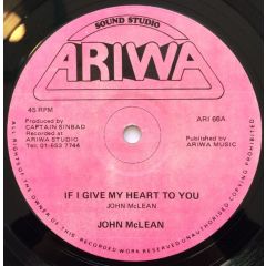 John McLean / Professor Doppler - John McLean / Professor Doppler - If I Give My Heart To You / Doppler Effect - Ariwa