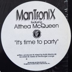 Mantronix - Mantronix - It's Time To Party - Freeze