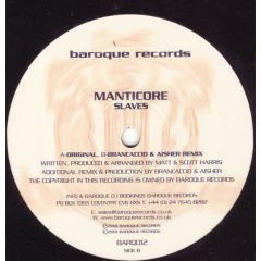 Manticore - Manticore - Slaves - Baroque
