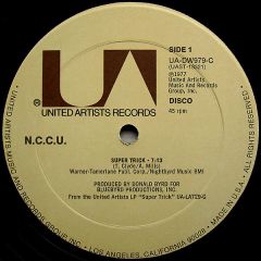 N.C.C.U. - N.C.C.U. - Super Trick / Bull City Party - United Artists Records