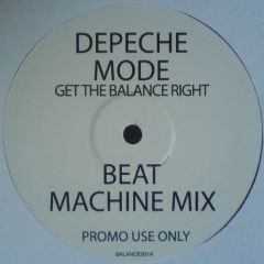 Depeche Mode - Depeche Mode - Get The Balance Right (Beat Machine Mix) - Not On Label (Depeche Mode)