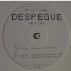 Chris Fortier - Chris Fortier - Despegue (Remixes) - Fader Records 2X