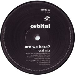 Orbital - Orbital - Are We Here (R.I.T.M) - Ffrr