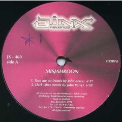 Misjahroon - Misjahroon - Turn Me On (Remixes) - Jinx Records
