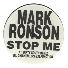Mark Ronson  - Mark Ronson  - Stop Me (Remixes) - White