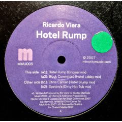 Ricardo Viera - Ricardo Viera - Hotel Rump - Minority Music