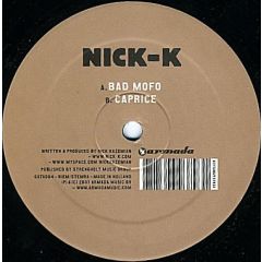 Nick K - Nick K - Bad Mofo - Gangsta Audio