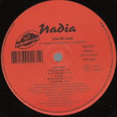 Nadia - Nadia - Live On Love - Numuzik Inc.