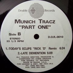 Munich Tracz - Munich Tracz - Part One - Double O Records