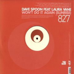 Dave Spoon Ft. Laura Vane - Dave Spoon Ft. Laura Vane - Won't Do It Again (Sunrise) - Vendetta