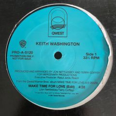 Keith Washington - Keith Washington - Make Time For Love - Qwest