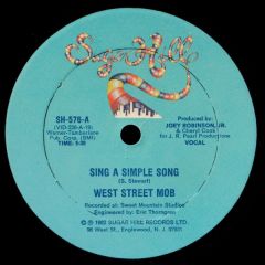West Street Mob - West Street Mob - Sing A Simple Song - Sugar Hill