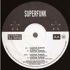 Superfunk & Bob Sinclar - Superfunk & Bob Sinclar - Come Back (Remixes Part One) - Fiat Lux
