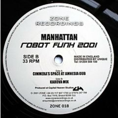 Manhattan - Manhattan - Robot Funk 2001 - Zone