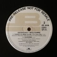 Geoffrey Williams - Geoffrey Williams - There's A Need In Me - Polydor
