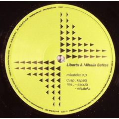 Liberto & Mihalis Safras - Liberto & Mihalis Safras - Misateka EP - Cusp Records 2