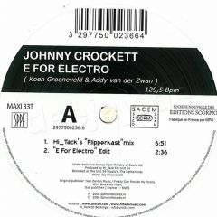 Johnny Crockett - Johnny Crockett - E For Electro - Scorpio