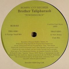 Brother Talipharaoh - Brother Talipharaoh - Powersource - Bumpin City