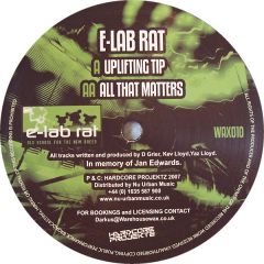 E-Lab Rat - E-Lab Rat - Uplifting Tip - Warehouse Wax