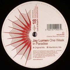 Jay Lumen - Jay Lumen - One Week In Paradise - Extrema