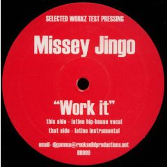 Missey Jingo - Missey Jingo - Work It 2002 - Selected Workz