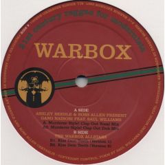Gang Nairobi (Aka Ashley Beedle) - Gang Nairobi (Aka Ashley Beedle) - Murderer Style! - Warbox