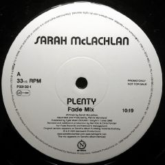 Sarah Mclachlan - Sarah Mclachlan - Plenty / Fear - Nettwerk