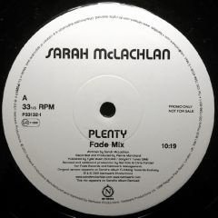Sarah Mclachlan - Fear / Plenty (Remixes) - Nettwerk