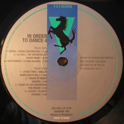 Various Artists - In Order To Dance 4 - R & S Records