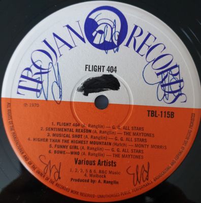 英LP Various Reggae Flight 404 TBL115 Trojan Records /00250 Reggae Flight 404 – Vinyl (LP, Compilation), 1970 [r2369193