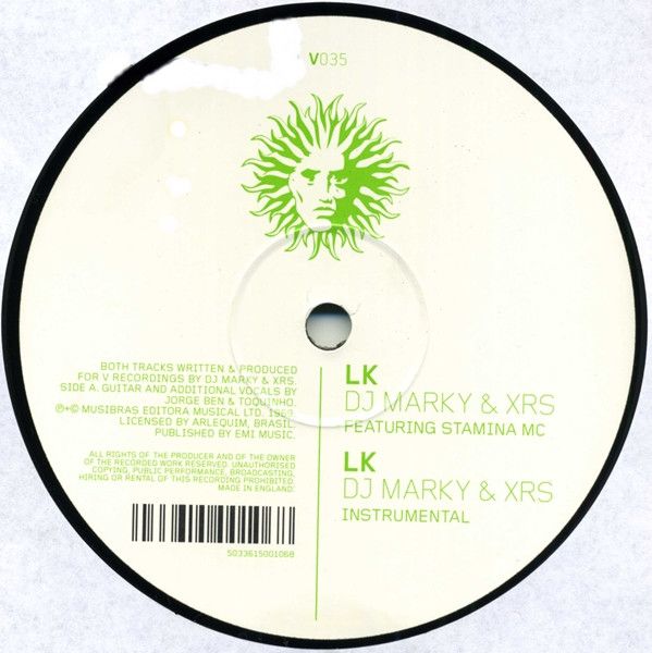DJ Marky & XRS Featuring Stamina MC - LK 'Carolina Carol Bela' - V Recordings